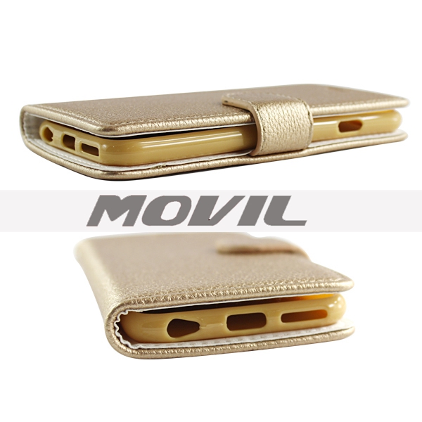 NP-2522 Cubierta de PU cuero Flip para iPhone 6 funda de cartera-7